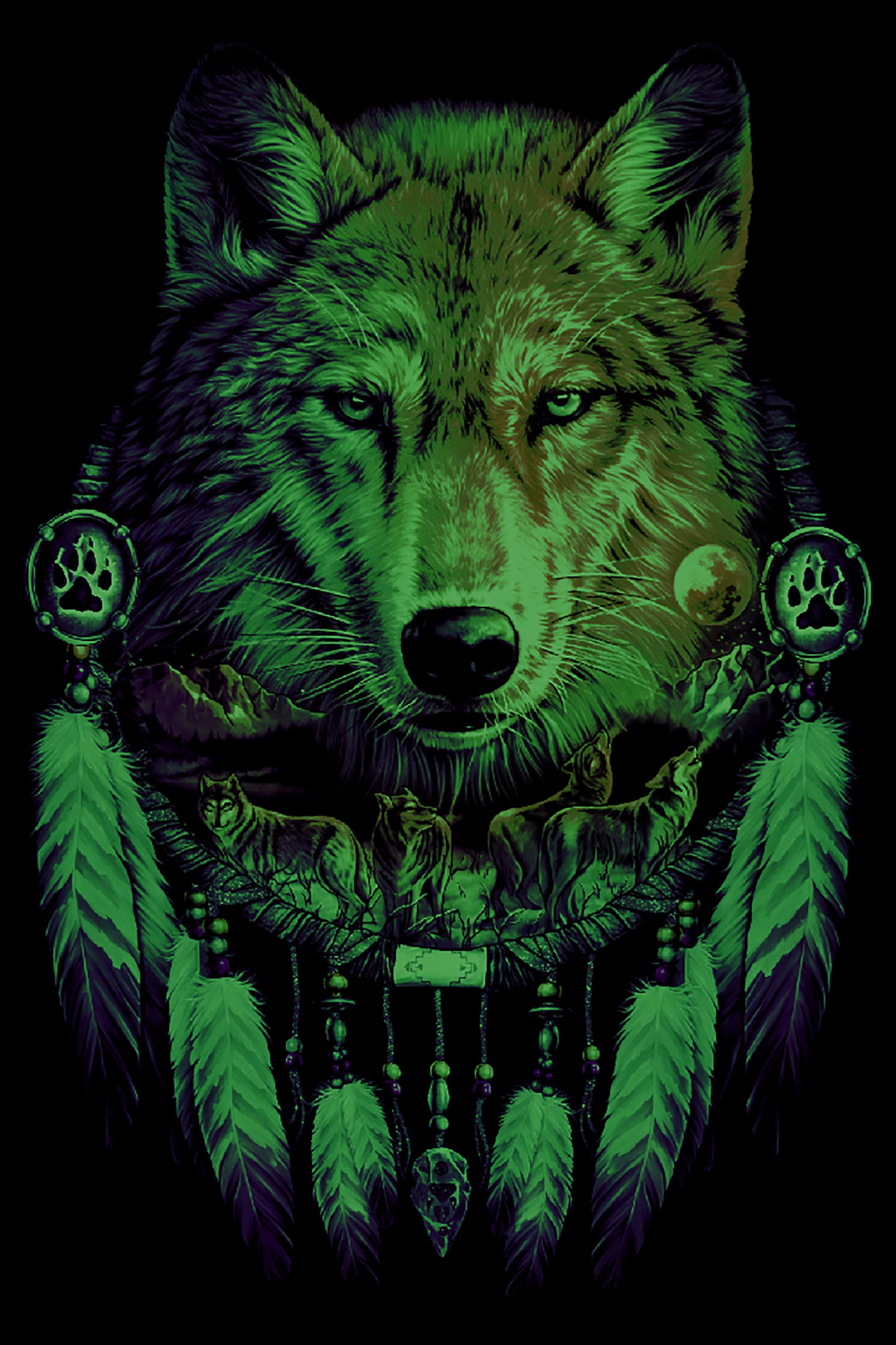 Wild Clothing Traunfänger und Wolf T-Shirt - Wild-Clothing