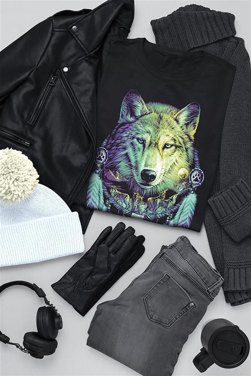 Wild Clothing Traunfänger und Wolf T-Shirt - Wild-Clothing
